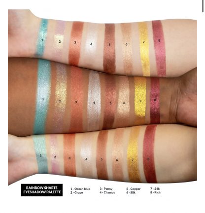 RAINBOW SHARTS PALETTE KETNIPZ X KIMCHI CHIC BEAUTY COLLECTOR'S - Imagen 6