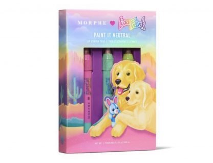 MORPHE X LISA FRANK PAINT IT NEUTRAL LIP CRAYON TRIO