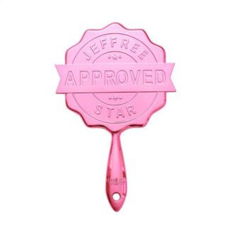 JEFFREE STAR HAND MIRRORS BABY PINK CHROME