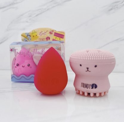 KIT ESPONJA + PULPITO LIMPIADOR FACIAL TRENDY
