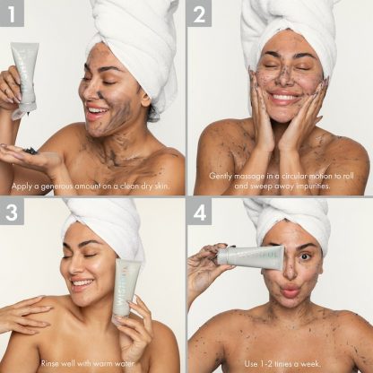 Wishful Yo Detox Charcoal Face & Body Enzyme Scrub - Imagen 5