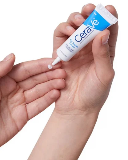 CeraVe Under Eye Repair Cream for Dark Circles and Puffiness, Fragrance-Free - Imagen 2