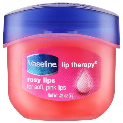 Vaseline Lip Therapy Lip Balm Mini Rosy Lips0.25oz - Imagen 4