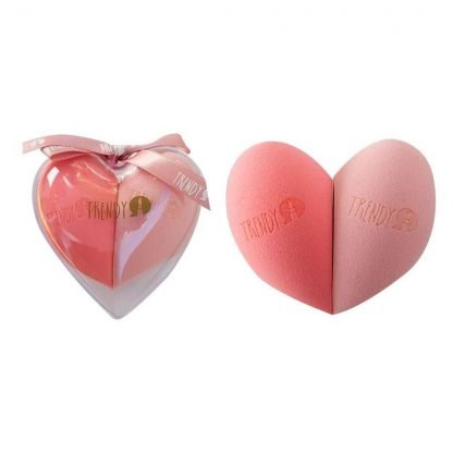 DÚO DE ESPONJAS CORAZÓN CON CASE - TRENDY - Imagen 2