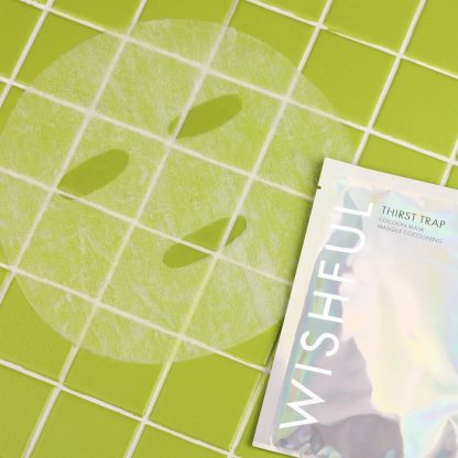 Wishful Thirst Trap Rose & Aloe Vera Soothing Sheet Mask - Imagen 4