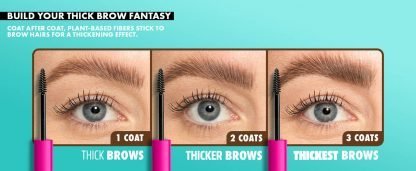 NYX Professional Makeup Thick It. Stick It! Vegan Thickening Brow Gel Mascara - Imagen 10