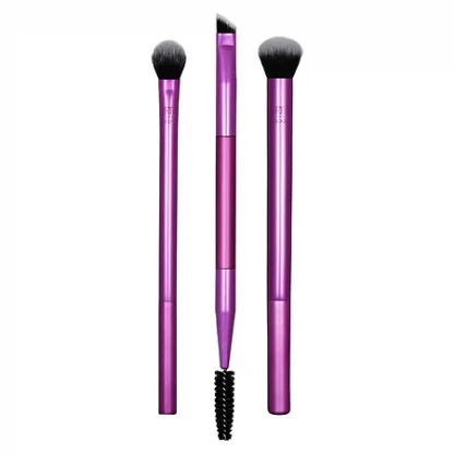 Real Techniques Eye Shade + Blend Eye Makeup Brush Trio - Imagen 3