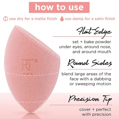 Real Techniques Miracle Complexion Sponge & Miracle Powder Sponge Duo - Imagen 3