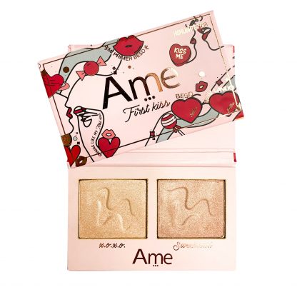 AME COSMETIC HIGHLIGHTER DUO