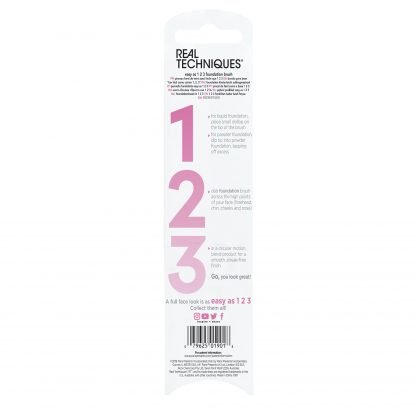 Real Techniques Easy 123 Foundation Makeup Brush - Imagen 2