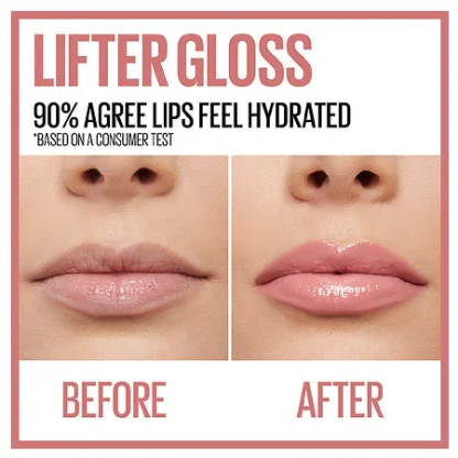 Maybelline Lifter Gloss Lip Gloss Makeup With Hyaluronic Acid - Imagen 4