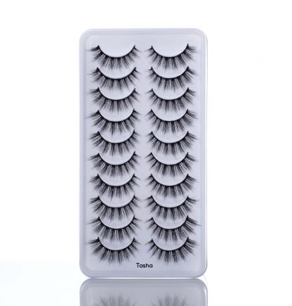 BRYKA MAKEUP Pestañas 3D Tasha x 10 pares