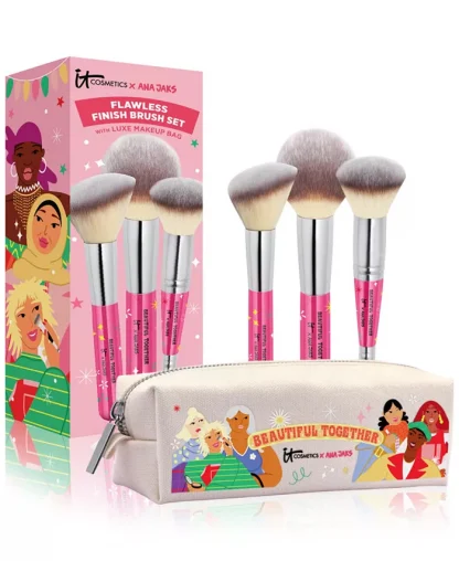 IT COSMETICS 4-Pc. Beautiful Together Flawless Finish Makeup Brush Set