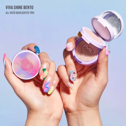 Kaja Viva Shine Bento All Over Highlighter Trio - Imagen 7
