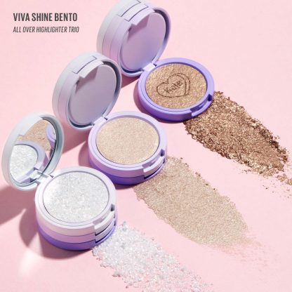 Kaja Viva Shine Bento All Over Highlighter Trio - Imagen 3