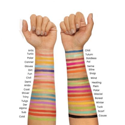 MONTOC COSMETIC PALETA DE SOMBRAS ÁRTICA - Imagen 3