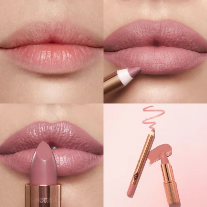 Charlotte Tilbury Mini Pillow Talk Lipstick & Liner Set - Imagen 21