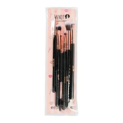 TRENDY Kit Brocha Ojos x 6 Generica BT015 - Imagen 3