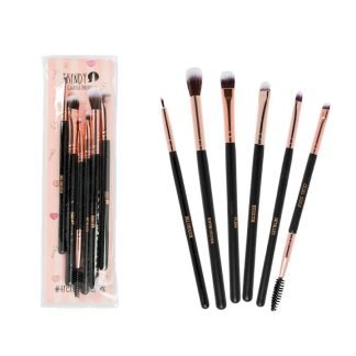 TRENDY Kit Brocha Ojos x 6 Generica BT015
