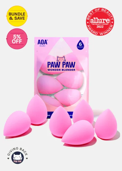 AOA Paw Paw: Super Soft Wonder Blender - 6 Pack