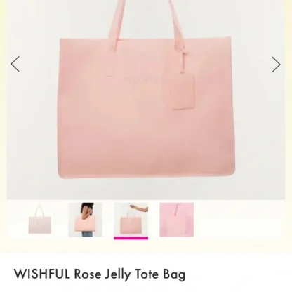 WISHFUL Rose Jelly Tote Bag - Imagen 3