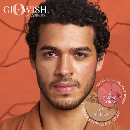 HUDA BEAUTY GloWish Cheeky Vegan Soft Glow Powder Blush - Imagen 8
