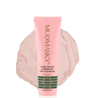 MUDMASKY Pearl Polish Superglow Pink Clay Mask