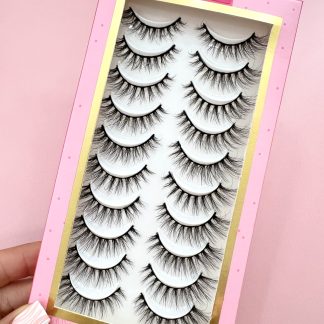 BRYKA MAKEUP  5d Organic x 10 pares
