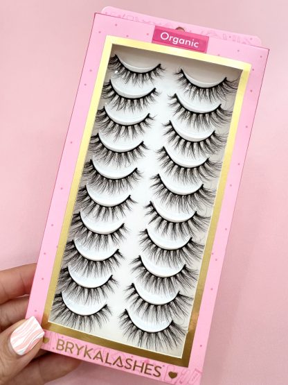 BRYKA MAKEUP  5d Organic x 10 pares