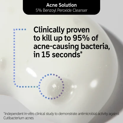 The INKEY List ACNE SOLUTION 5% BENZOYL PEROXIDE CLEANSER - Imagen 2