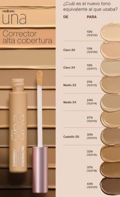 NATURA Corrector Cobertura Extrema 24 horas Una - Imagen 6
