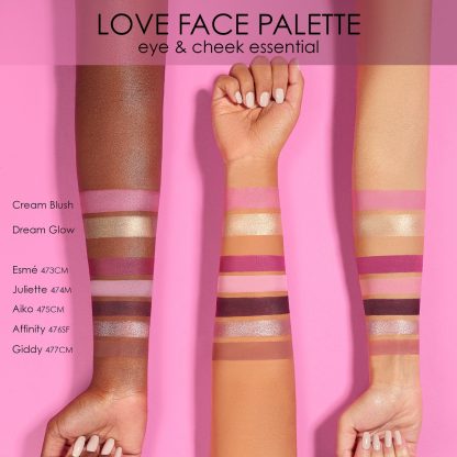 Natasha Denona Love Face Eyeshadow & Cheek Essential Palette - Imagen 8