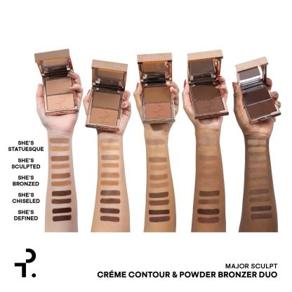 PATRICK TA Major Sculpt Creme Contour & Powder Bronzer Duo - Imagen 7
