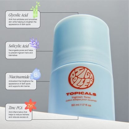 Topicals High Roller Ingrown Hair Tonic with AHA and BHA - Imagen 7