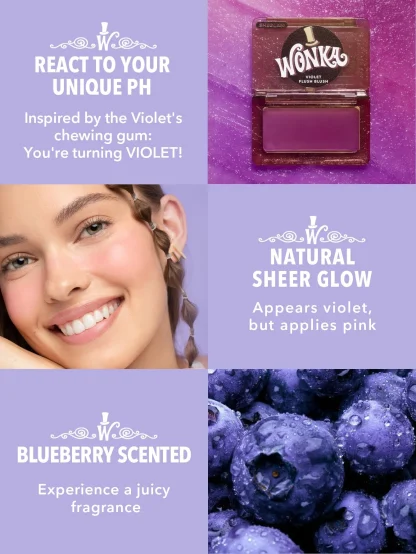 SHEGLAM WILLY WONKA VIOLET FLUSH BLUSH - Imagen 2