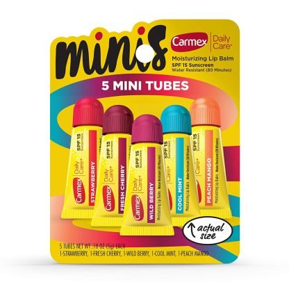 Carmex Daily Care Minis Moisturizing Lip Balm Tubes with SPF0.18oz