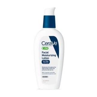 CeraVe PM Facial Moisturizing Lotion Fragrance Free for Nighttime Us 60ml
