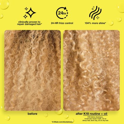 K18 Biomimetic Hairscience Molecular Repair Hair Oil - Imagen 3