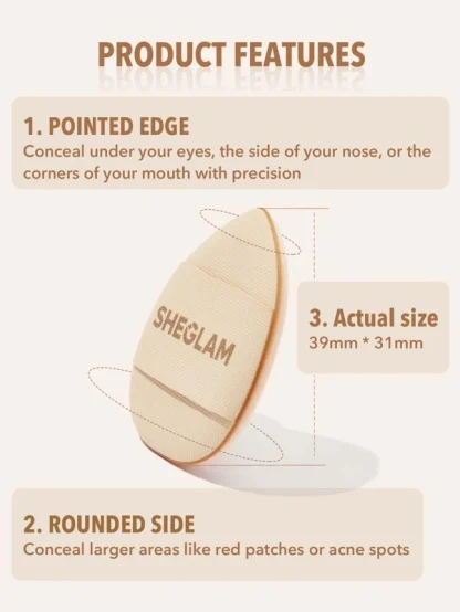 SHEGLAM Esponja Mini Dedo Mágico - Imagen 3