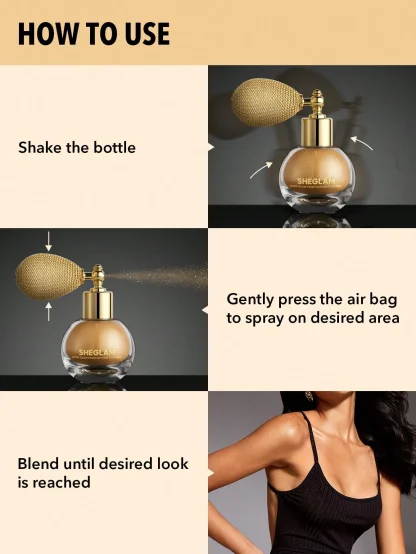 SHEGLAM GO GO GLOW HIGHLIGHTING BODY MIST - Imagen 2