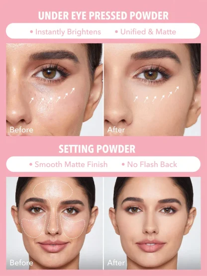 SHEGLAM INSTA-READY FACE & UNDER EYE SETTING POWDER DUO-BUBBLEGUM - Imagen 6