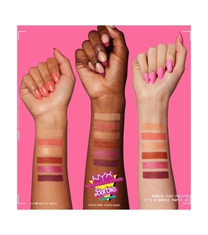 NYX PROFESSIONAL MAKEUP BARBIE, Mini Eye Palette - It's a BARBIE Party - Imagen 3