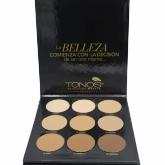 TONOS PALETA DE POLVOS COMPACTO DE MÁXIMO CUBRIMIENTO