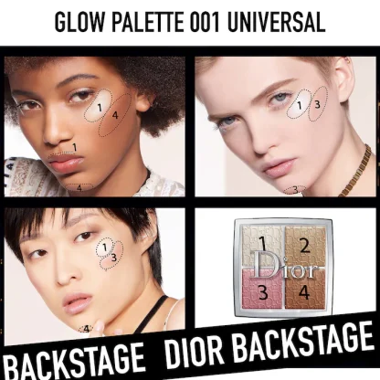 Dior BACKSTAGE Glow Face Palette 001 - Imagen 4