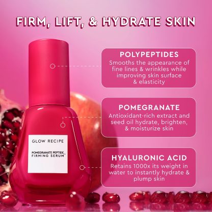 Glow Recipe Pomegranate Peptide Firming Serum 30ML - Imagen 3
