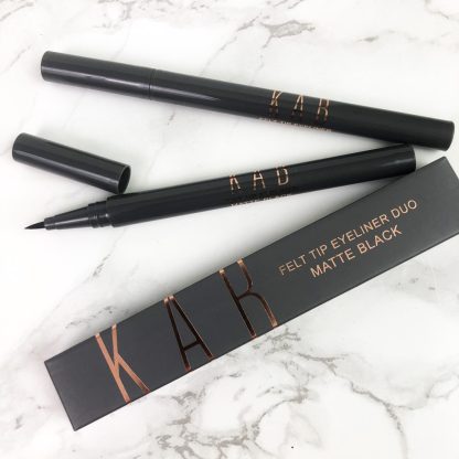 KAB FELTTIP EYERLINER DUO MATTE BLACK