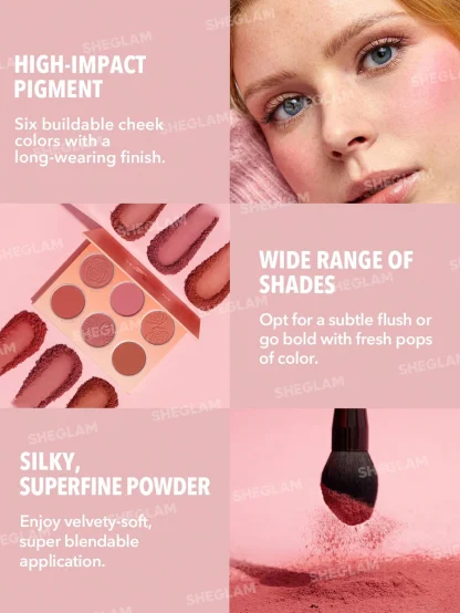 SHEGLAM Paleta de Colorete Floral Flush - Imagen 5