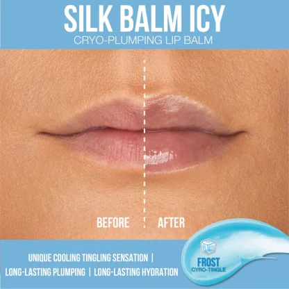 HUDA BEAUTY Silk Balm Icy Cryo-Plumping Lip Balm - Imagen 5