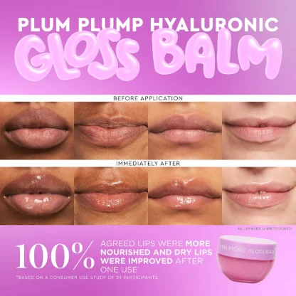 Glow Recipe Plum Plump Hyaluronic Acid Lip Gloss Balm - Imagen 5