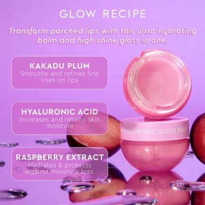 Glow Recipe Plum Plump Hyaluronic Acid Lip Gloss Balm - Imagen 4